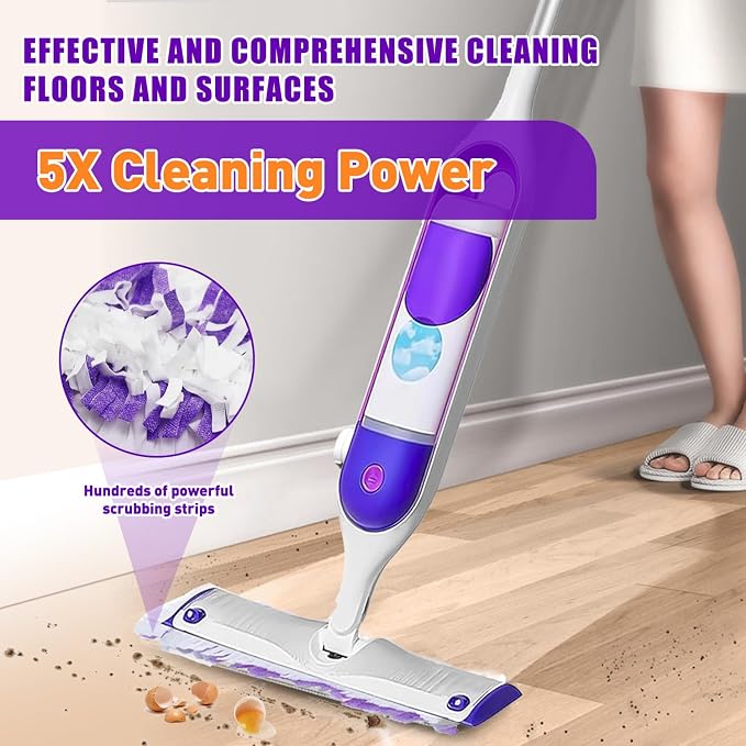 28 Count Thickened Disposable Power Mop Pads Refills for Swiffer PowerMop | Multi-Surface Mopping Pad Disposable Replacement Mop Pads Compatible with Swiffer PowerMop,Safe on All Finished Floors