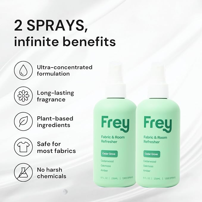 FREY Room Refresher, 8 oz, Pack of 2, Cedar Grove
