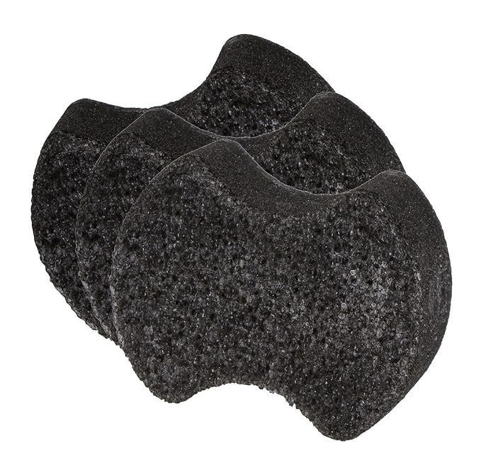 Spongeables Pedi Scrub Foot Exfoliating 20+ Wash Sponge, Sweet Sangria, 3 Count