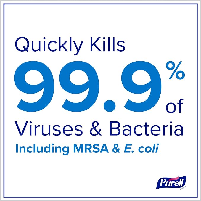 Purell Healthcare Surface Disinfectant, Fragrance Free, 1 Gallon Surface Disinfectant Pour Bottle Refill - 4340-04, 128.0 fl oz, Clear (Pack of 4)