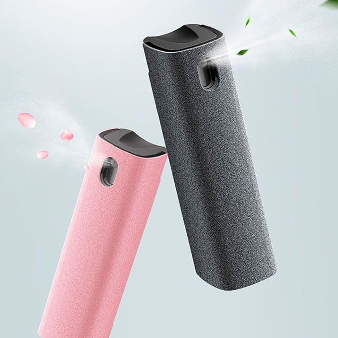 4PCS Screen Cleaner Touchscreen Mist Spray, Portable Reusable Fingerprint-Proof Spray Bottle for Phone/Laptop/Tablet/Monitor/Car Screen