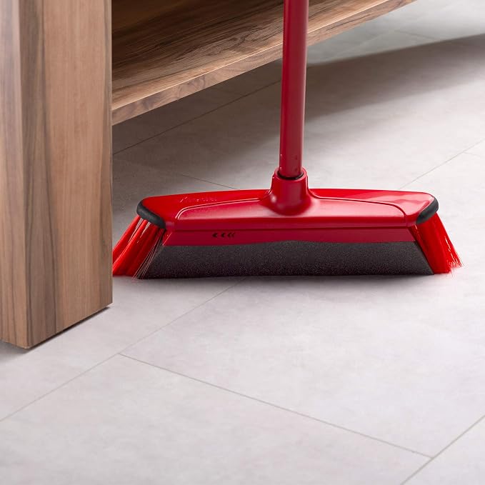 Vileda 157590 DuActiva Anti Dust Broom Plus Long Handle Dustpan