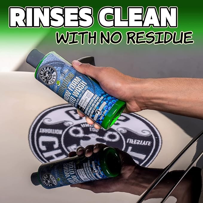 Chemical Guys, Exterior Wash & Shine Kit, Soap, Glass & Tire Dressing Set | Takes a dusty daily driver to a glossy finish in one session, packed in a grab-and-go bag that makes a solid gift