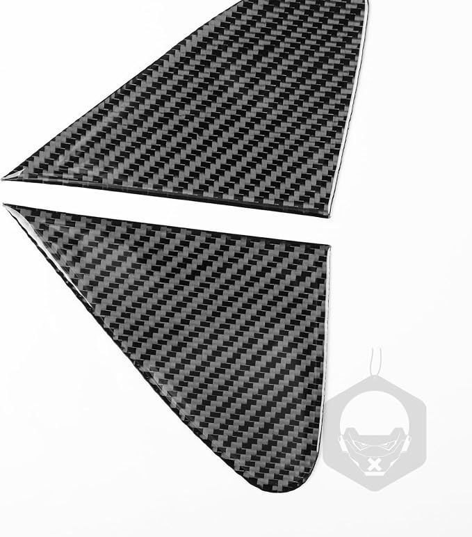 Exterior A-Pillar Trim for Toyota Corolla 2009-2013 Accessories Black | Soft Carbon Fiber | Upgrades for Car | Only for Left-Hand Drive | Anti-Scratch | Sporty Style