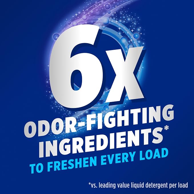 OxiClean Odor Blasters Fabric Rinse, Sparkling Fresh Scent, 50 fl oz | 4-in-1 Clean Rinse Formula, Laundry Additive, Odor Eliminator, Removes Sweat and Musty Odors