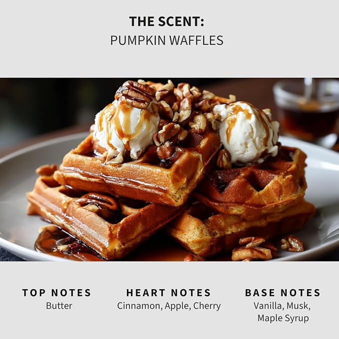 Lapew Pumpkin Waffles Scented Mop Soap - Luxury Floor Cleaner Concentrate for Mopping Tile, Laminate, Vinyl & Hardwood | Streak-Free, Low-Foam | 36 oz