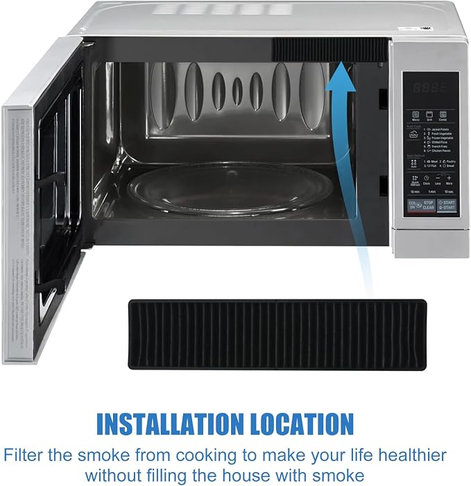 5230W1A003A Microwave Charcoal Filter Compatible with LG Kenmore GE Microwave Charcoal Air Filter Replacement,Replaces LMV1650ST, LMV1650SW, LMV2031SB,LMVM2085SB, LMVH1711ST (Pack of 1)