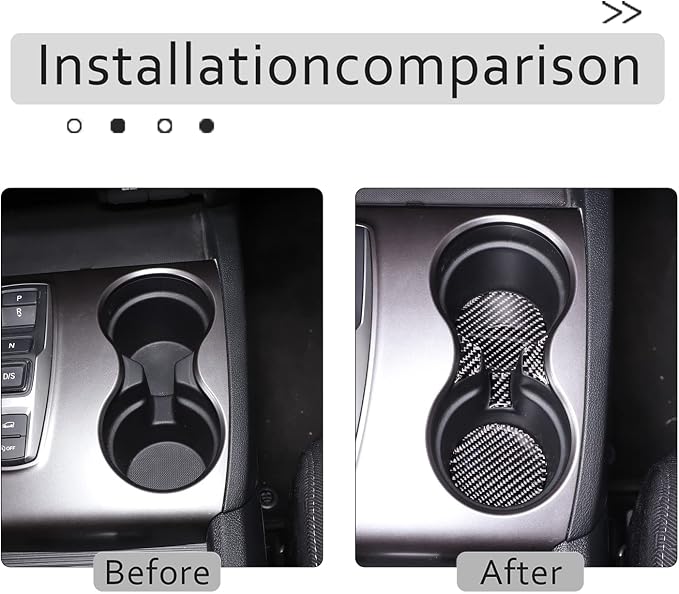 Gear Shift Panel Cup Holder Coaster for Honda Pilot 2016-2022/ Ridgeline 2017-2023/ Passport 2019-2023, Central Control Anti-Slip Cup Holder Insert Coaster Mat (Center Cup Holder Slot Mat)