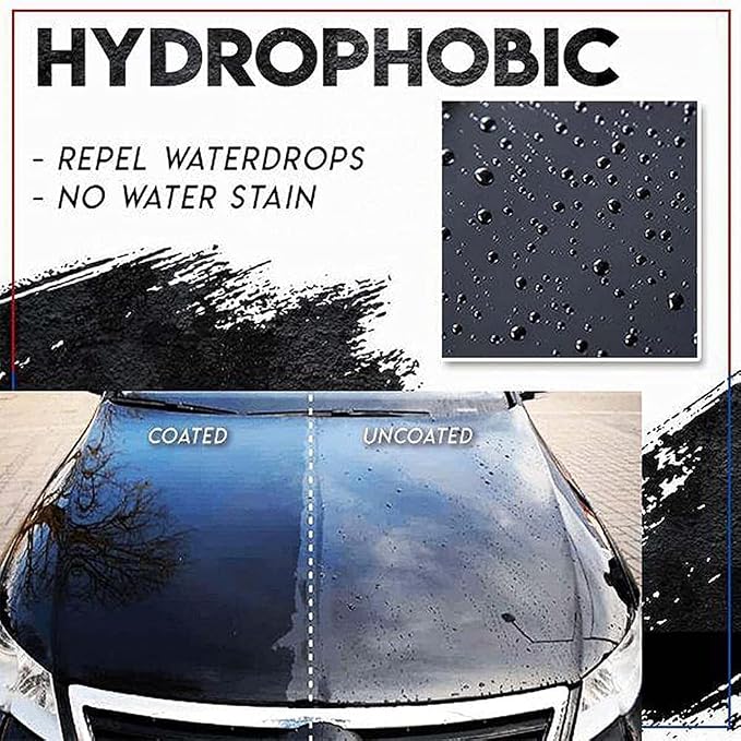 Crystal Coating for Car Plastic Parts, Cristal Coating para Plástico Del Carro, Crystal Coating for Car, Plastic Parts Crystal Coating, Nano Crystal Coating Agent (6PCS)