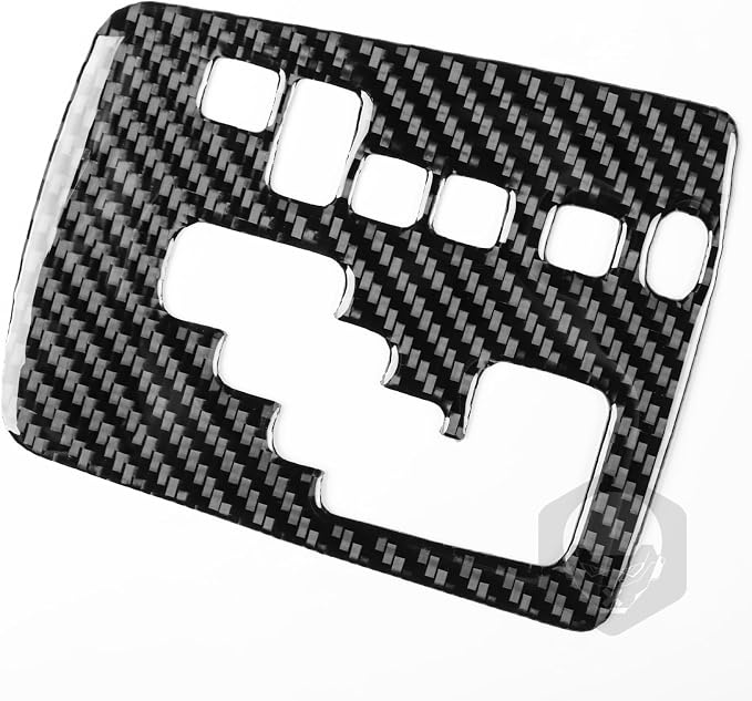 Console Shift Panel Trim for Toyota Corolla 2009-2013 Accessories Black | Soft Carbon Fiber | Upgrades for Car | Only for Left-Hand Drive | Anti-Scratch | Sporty Style