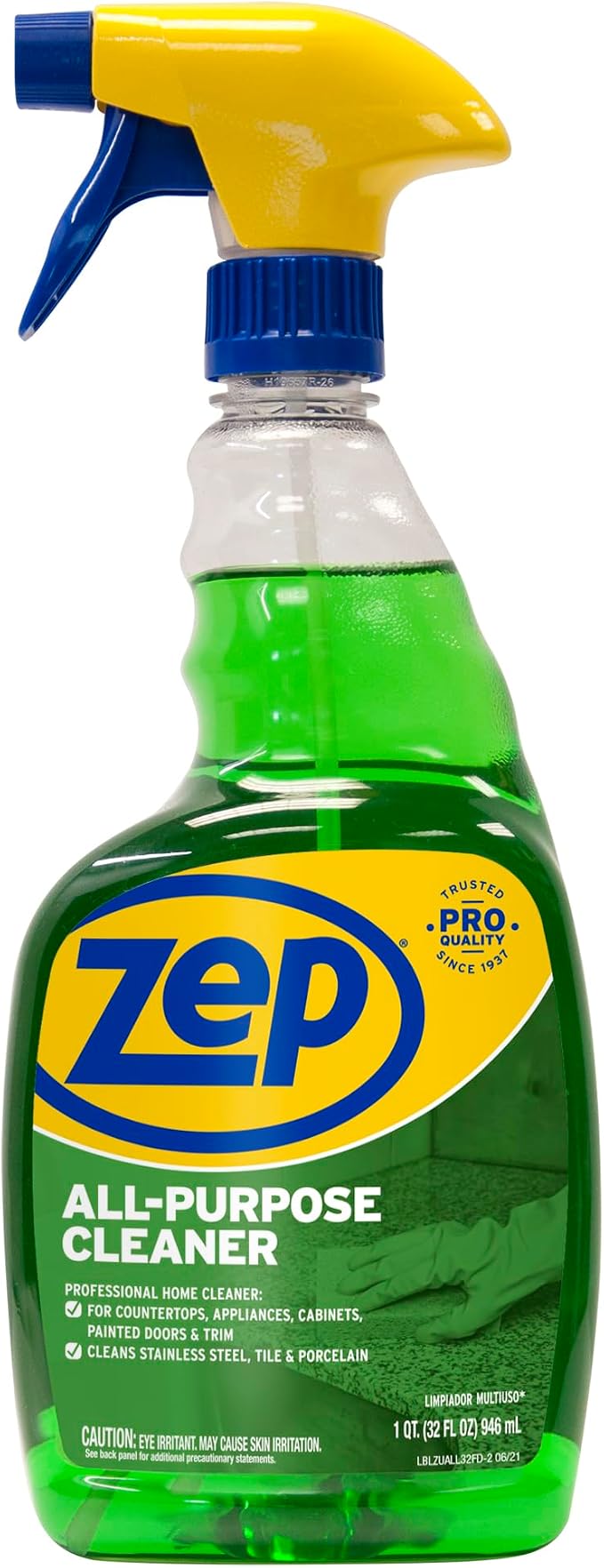 Zep Acidic Toilet Bowl Cleaner 32 oz (1ct) & All-Purpose Cleaner (1ct | One Zep Acidic Toilet Bowl Cleaner and one Zep All-Purpose Cleaner for complete bathroom cleaning