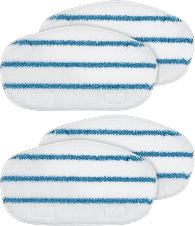 Steam Mop Pads Compatible with PurSteam ThermaPro 10-in-1 and ThermaPro 211 Steam Mop Cleaner Microfiber Pur steam Mop Replacement Pads Washable Reusable Steam Mop Pads for Steamer Floor Cleaning