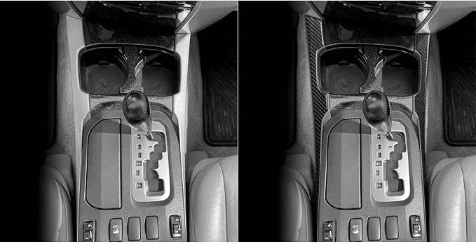 Console Side Stickers Fit for Toyota 4Runner(N210) 2003-2009 | for SR5/Sport Edition/Limited | Real Carbon Fiber | Accessories | Center Console Side Trim Cover | Self-adhesive