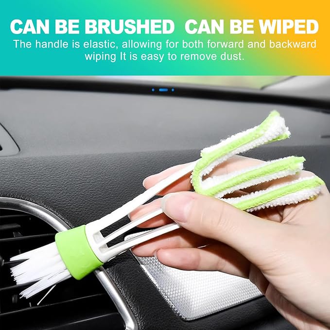 4 Pack Blind Cleaner Duster Tool, 7-Finger Window Blind Cleaner for Wood & Vinyl Blinds, Mini Blinds Cleaner Tool