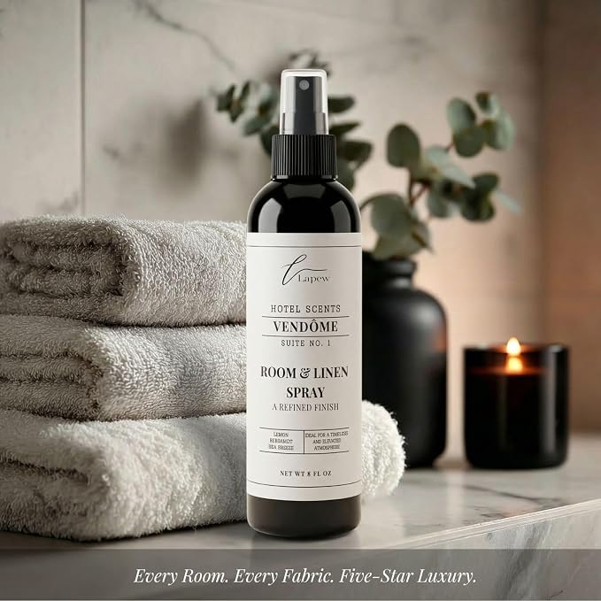 Lapew Hotel Scents Luxury Room Spray | Vendôme Suite 1 | Inspired by the Ritz-Carlton | Linen Spray Air Freshener & Fabric Spray | 8 fl oz