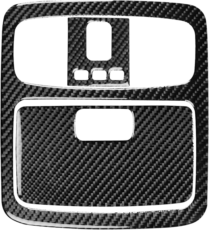 Fit for Toyota 4Runner(N210) 2003-2009 Interior Trim Decals Type-B | for SR5/Sport Edition/Limited | Real Carbon Fiber | Accessories | Reading Light Trim Set Cover | Anti-scratch | Self-adhesive