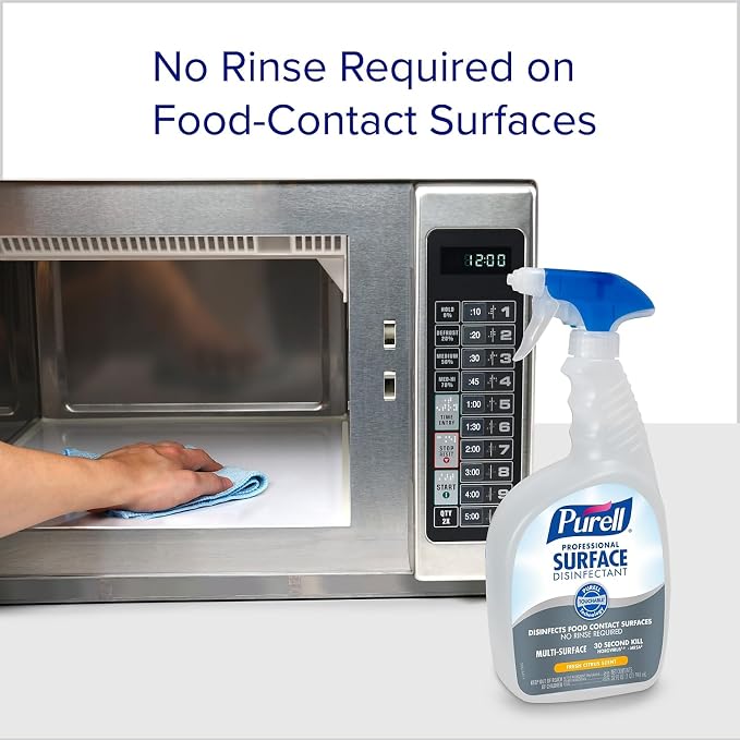 Purell All-Purpose Cleaners & Spray Glass & Surface Cleaner Disinfectant Refill, Fresh Citrus Scent (4342-04)