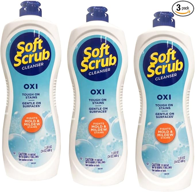 Soft Scrub Oxi Cleanser, 24 Ounce, (Pack of 3) | Pack of 3