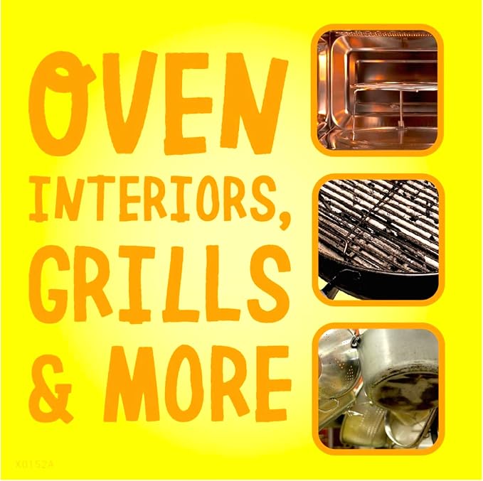 Goo Gone Oven & Grill Cleaner, Surface Safe, Removes Tough Baked-On Grease & Food Spills, Foaming Action, 14 fl oz