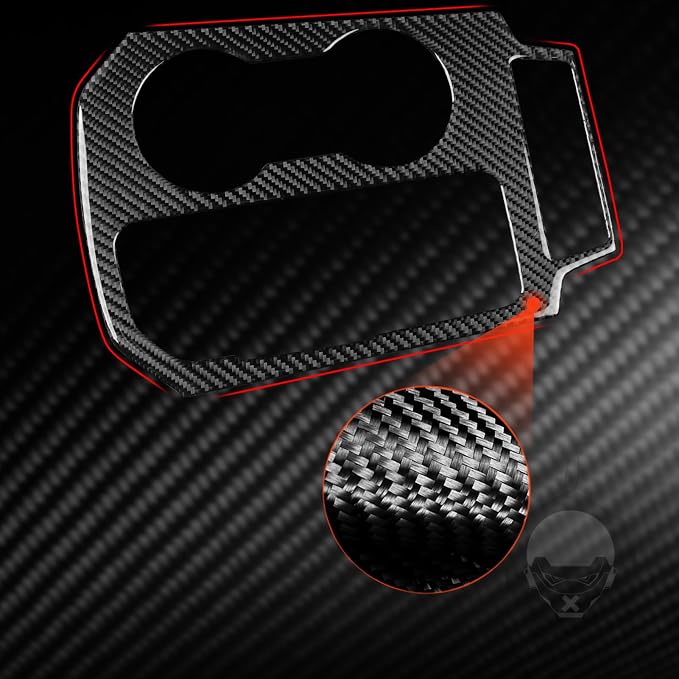 Gear Shifter Panel Trim Fit for Chevy Blazer 2019-2025 Carbon Fiber | for L/LT/RS/Premier 2019 2020 2021 2022 2023 2024 2025|Interior Decals Stickers Center Control Accessories|Thick Overlay