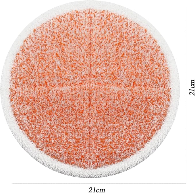 Spinwave Mop Pads Fit for Bissell Spinwave 20399 23157 23159 2039A 2124A 20393 2039T 2039W 20391 20395 2307 2315A Heavy Soft Scrubby Pads for Hardwood Floor Cleaning Replacement Pads(12Pack)