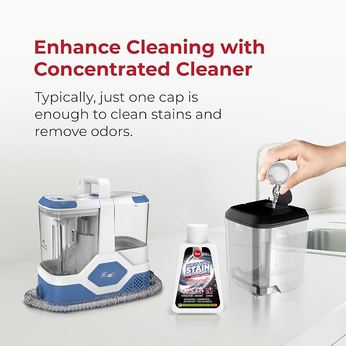 Rosewill Multi-Purpose Portable Carpet and Upholstery Cleaner, Powerful Suction 18 KPa Spot Cleaner, 600W Motor, Car and Auto Detailer, Stain/Spot Remover; Versatile Use: Carpet, Sofa, Pet Hair