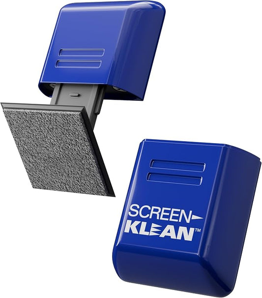 CarbonKlean ScreenKlean Tablet Screen Cleaner - Compatible with iPad, Android & Amazon - with Carbon Microfiber Tech-Injected Blue-1 Count (Pack of 1)