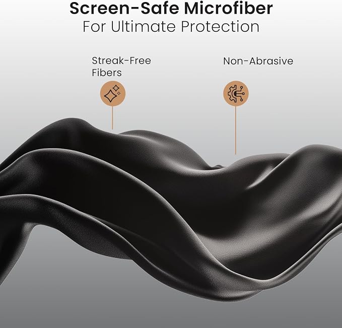 EVEO Screen Wipes - Electronic Wipes, Computer Screen Cleaner Wipes for Electronics | Computer Screen Wipes Phone Wipes & Lens Wipes for PC, Laptop, Phone, Car & More - Microfiber Included (300 Pack)