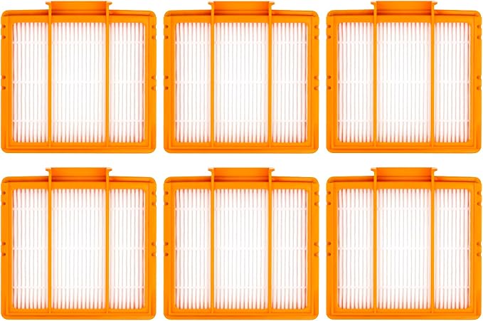 (6 Pieces) UR2650WS HEPA Filters for Shark UR2650WS, RV2820YE, AV2800ZE, AV2810YS, AV2501AE, RV2502AE, AV2501S AV2511AE RV2410WD RV2610WA RV2610WD RV2620WD Vacuum Filter Accessories, Replacement Parts