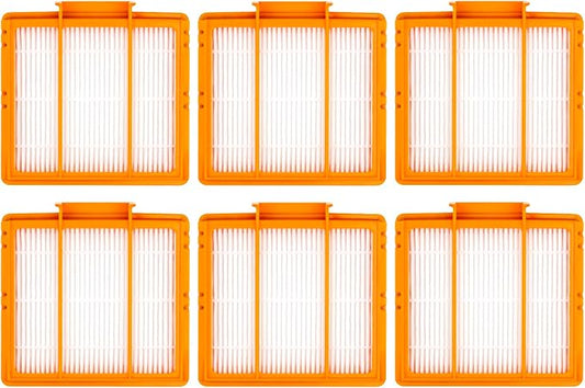(6 Pieces) UR2650WS HEPA Filters for Shark UR2650WS, RV2820YE, AV2800ZE, AV2810YS, AV2501AE, RV2502AE, AV2501S AV2511AE RV2410WD RV2610WA RV2610WD RV2620WD Vacuum Filter Accessories, Replacement Parts