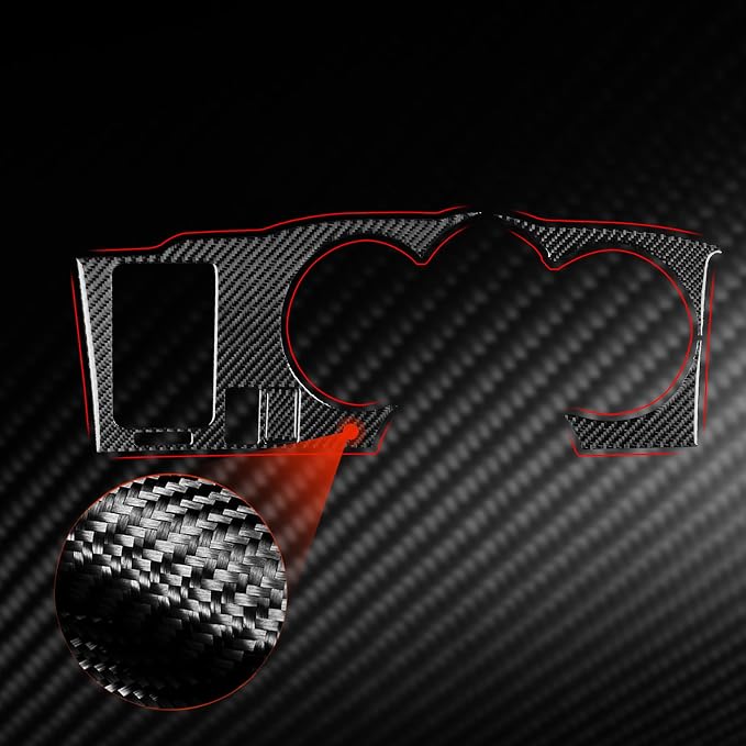 Speedometer Stickers Fit for Toyota 4Runner(N210) 2003-2009 | for SR5/Sport Edition/Limited | Real Carbon Fiber | Accessories | Speedometer Surround Trim | Self-adhesive | Anti-scratch