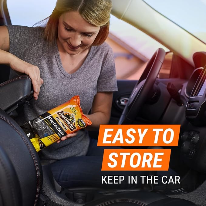 Armor All Car Protectant Wipes, Interior Car Wipes with UV Protection Against Cracking and Fading, 60 Count