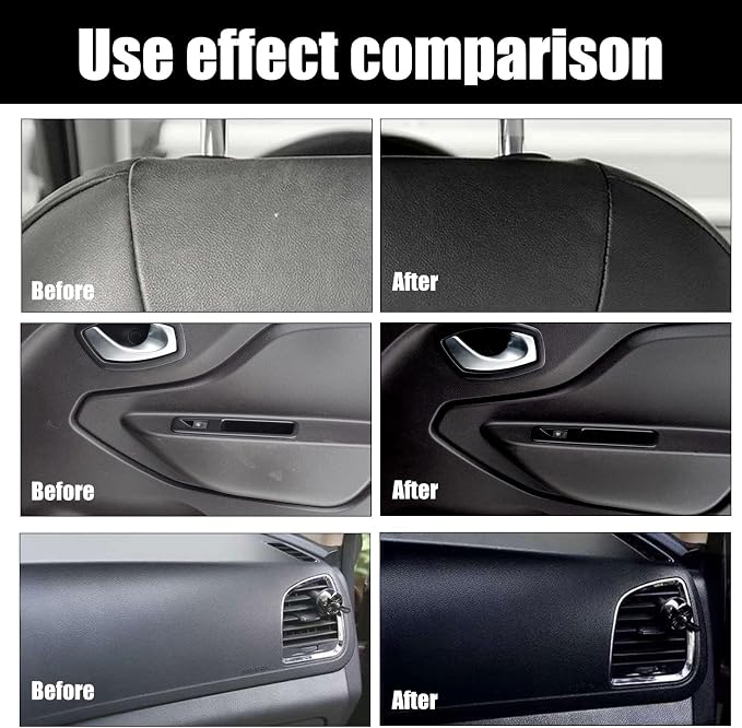 Crystal Coating for Car Plastic Parts, Black Plastic Restorer for Cars, Restaurador De PláSticos Para Auto (1 PC)
