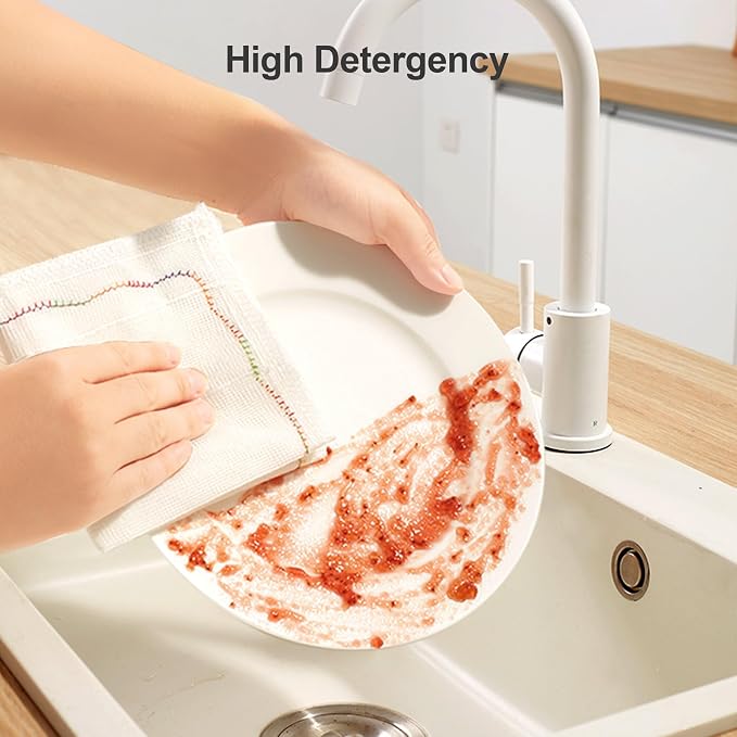 JOYMOOP Cleaning Cloths, Reusable Multi-Purpose Cleaning Rags, Highly Absorbent Kitchen Dish Towels, Quick Drying, Counters & Washing Dishes,11.8" x11.8" - 20pcs