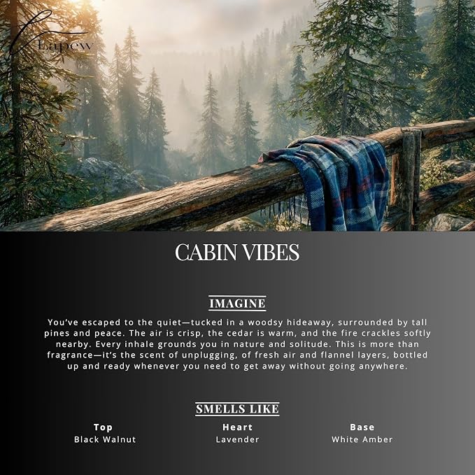Lapew Room & Linen Spray | Fragrance Mist for Home, Car & Office | Fabric & Air Freshener | Neutralizing Mist | Made in USA | Cabin Vibes