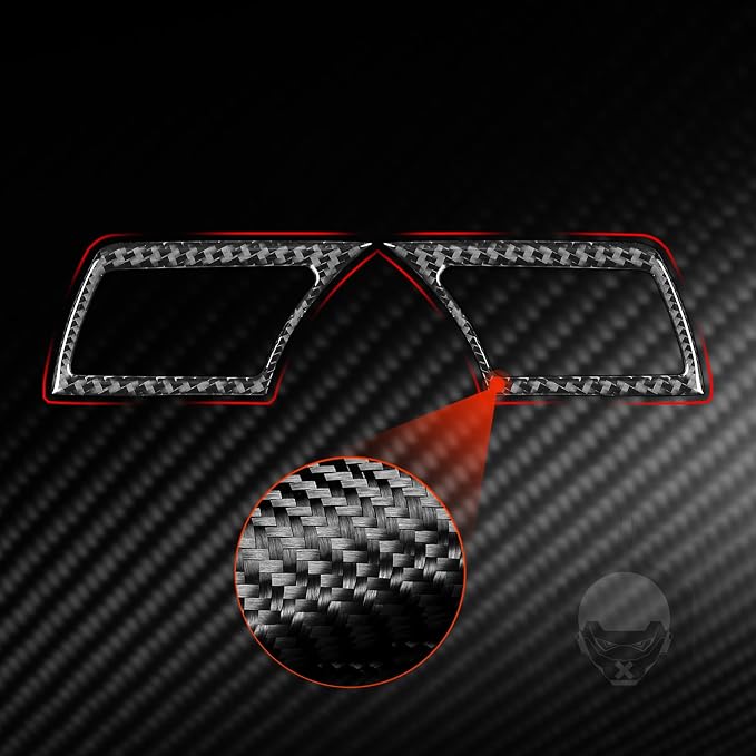 Real Carbon Fiber Trim for Infiniti Accessories | for G35 G37 G25 Q60 Q40 2007-2015 X S Sedan Speedometer Dimmer Light Control Interior Thick Overlay Decal