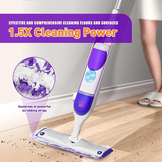 50 Count Thickened Disposable Power Mop Pads Refills for Swiffer PowerMop | Multi-Surface Mopping Pad Disposable Replacement Mop Pads Compatible with Swiffer PowerMop,Safe on All Finished Floors