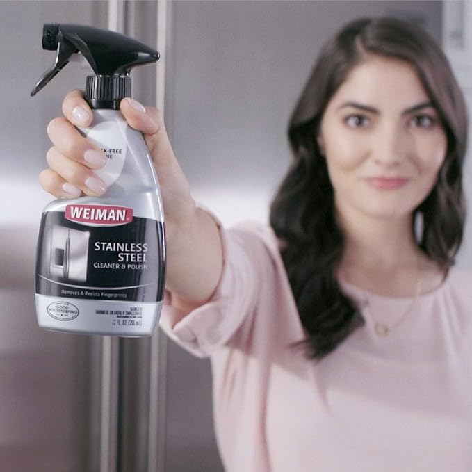 Weiman Stainless Steel Cleaner & Polish, 12 Fl Oz (Pack of 6)