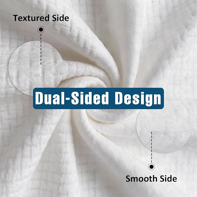 Ourmed Life Face Towels, Disposable Biodegradable Facial Towels for Sensitive Skin, Lint- free Face Wipes for Washing Face, Skincare and Makeup Remover, Dry Wipes, 10"×12" Extra Large, 25 Count