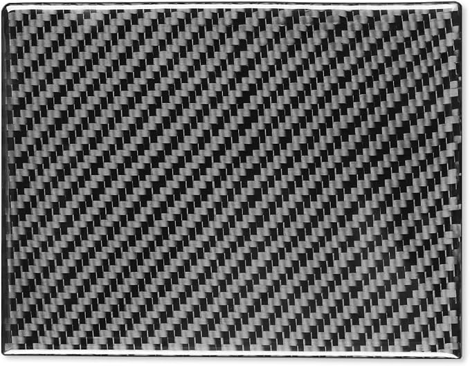 Real Carbon Fiber Trim for Infiniti Accessories | for G35 G37 G25 Q60 Q40 2007-2015 X S Sedan Rear Armrest Storage Box Organizer Cover Interior Thick Overlay Decal