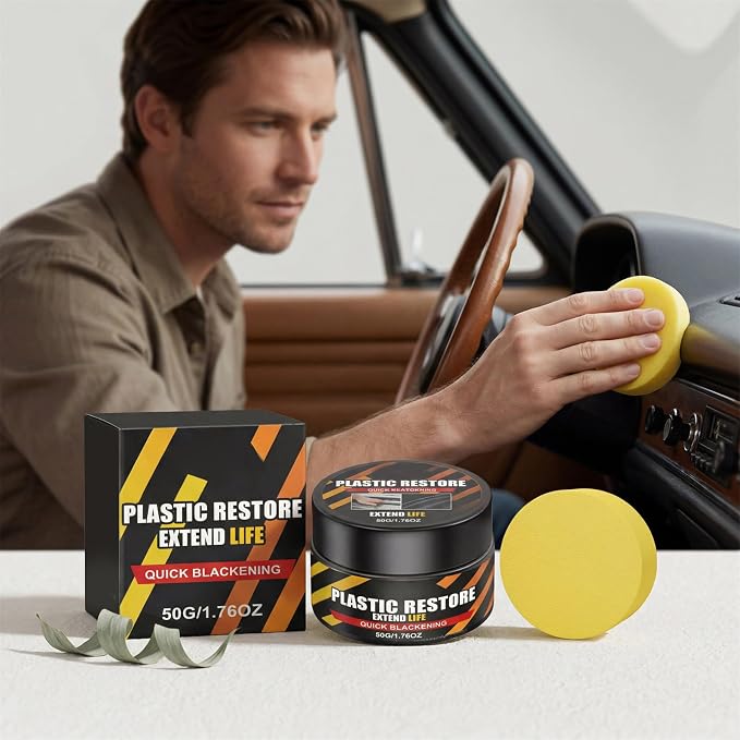 Lasting Polish 50G Restores Shines to Vehicle Dashboards Seat and Trim Prevents Cracking and Discoloration Auto Interior Recover