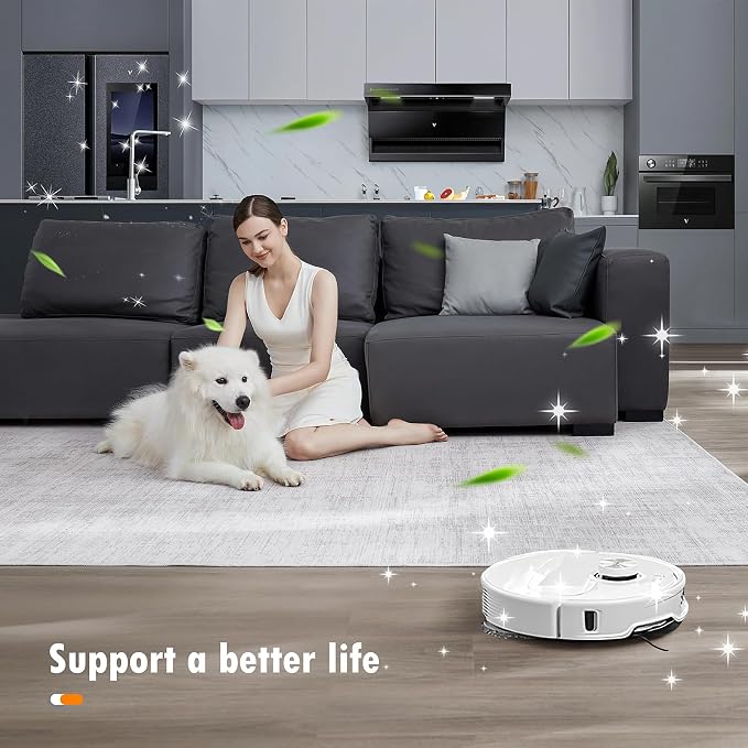 26 Pack Replacement Parts for Roborock Qrevo Master/Qrevo Slim Robot Vacuum | 2 Main Brush 6 Side Brushes 4 HEPA Filters 6 Mop Pads 6 Dust Bags 1 Cleaning Brush 1 Screwdriver