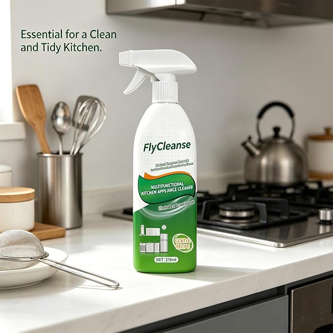 Heavy Duty Oil Stain Remover, Multi-Purpose Kitchen Cleaner For Cooktop, Grease, Stove, Oven, Vent Hood, Grease Remover For Appliances (1PCS, 318ml)
