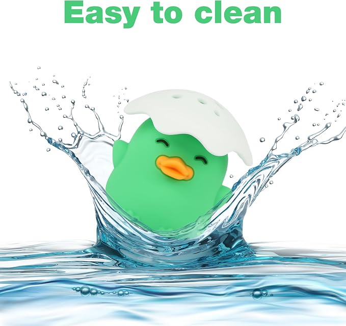 NEW Microwave Steam Cleaner, Duck Microwave Cleaner, Just Add Vinegar and Water, Cut Cleaning Time by Half, Kitchen Gifts Accessories Gadgets (Green)