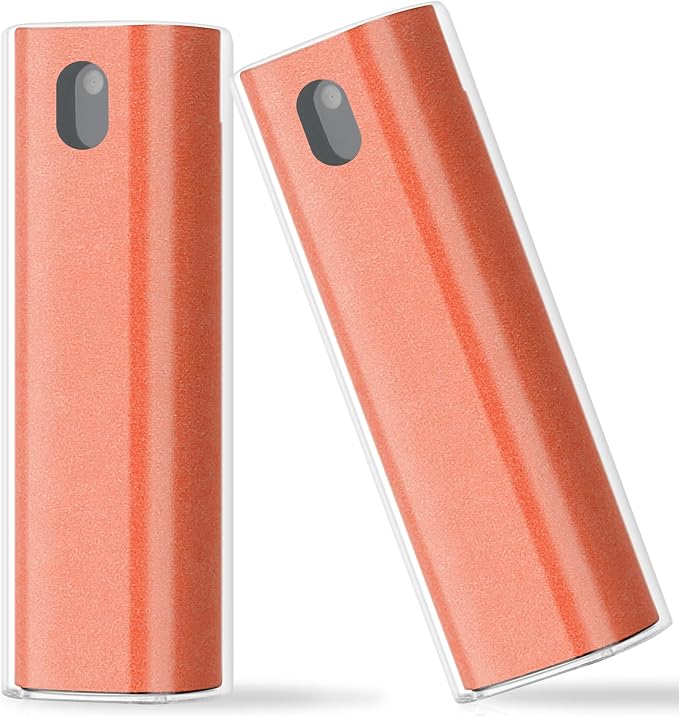 2 Pcs Fingerprint Proof Screen Cleaner, 3 in 1Touchscreen Mist Cleaner Spray Wipe Cleaner Screen Cleaner Soft Fiber Flannel,Safe for All Phones Glasses Tablet Laptop Screens