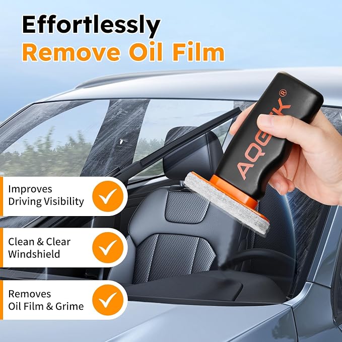 AOGCK Windshield Oil Film Remover – Nano‑ceramic hydrophobic, anti‑fog | Nano‑ceramic hydrophobic coating – anti‑fog, water‑repellent, streak‑free – for windshields, windows & all car glass