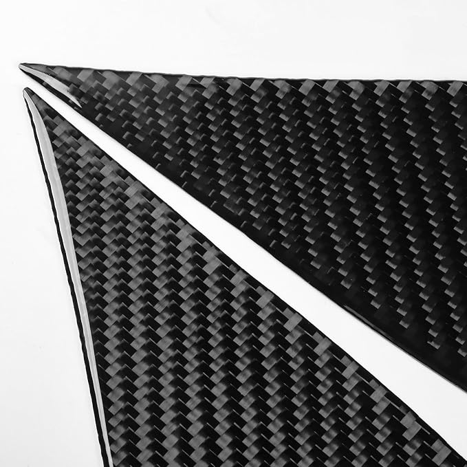 Real Carbon Fiber A-Pillar Stickers Fit for Audi A3 8Y S3 2021-2025 | Trim A-Pillar Cover Decorations | Accessories | Thick Overlay | Anti-scratch