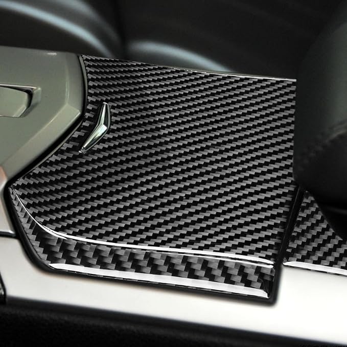 Real Carbon Fiber Trim for Cadillac CTS Accessories | for 2008 2009 2010 2011 2012 2013 Storage Box Decoration Panel Sticker Interior Thick Overlay Decal