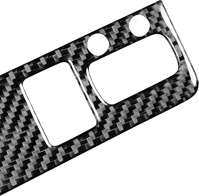 Real Carbon Fiber Trim for Subaru Accessories | for BRZ 2016 2017 2018 2019 2020 Headlight Switch Head Lamp Control Button Cover Interior Thick Overlay Decal - B