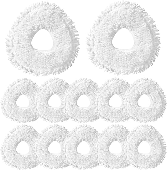 12 Pcs Replacement Mop Pads for Narwal Freo|Freo X Ultra| Freo Z10|Freo Pro | Freo Z Ultra & Freo X10 Pro Robot Vacuum & Mop, Washable Reusable Microfiber Robot Vacuum Mop Pads